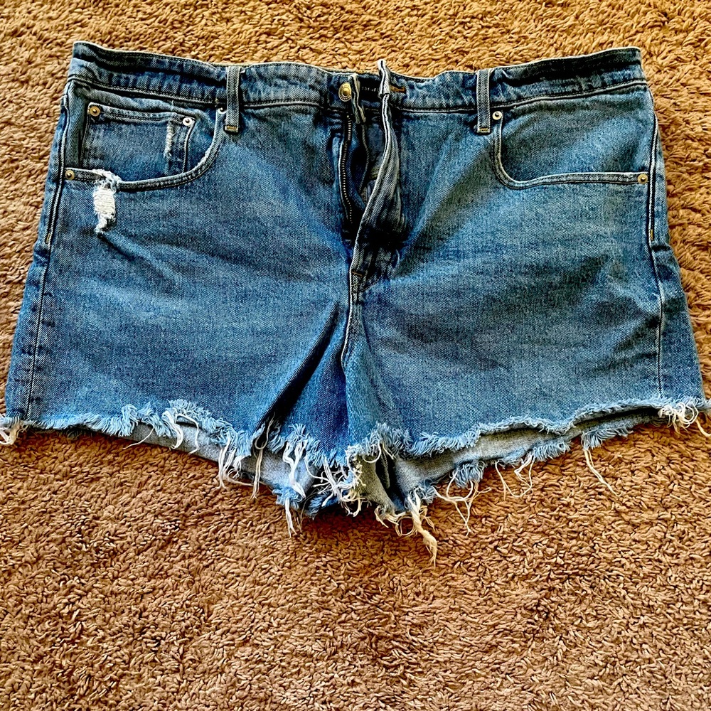 Free Assembly denim cutoff shorts